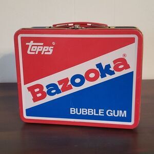Vintage Topps Bazooka Bubble Gum Metal Lunch Box